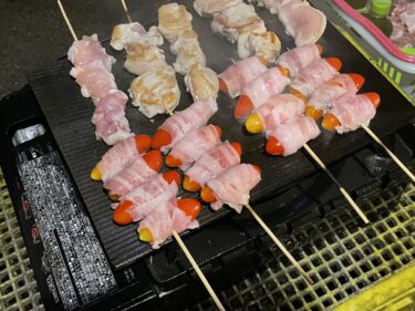 串ものに便利。ニクイタソロ。